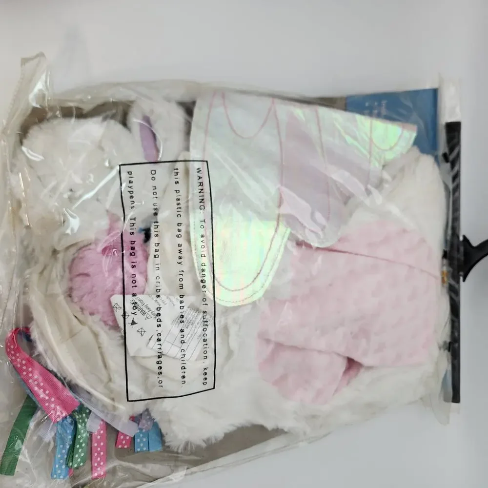 Magical Unicorn Infant Halloween Costume Baby Size 0-9 Months Bodysuit Wings